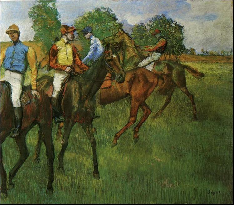 Race Horses_a, Edgar Degas